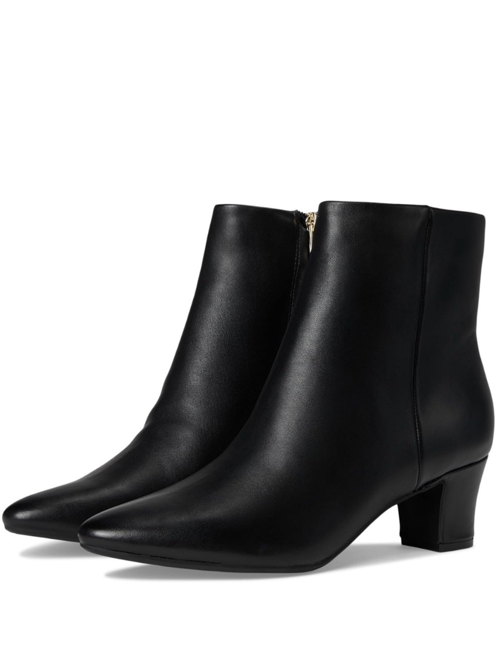 Easy Spirit Leather Black Women's Ankle Boots - Classic Look